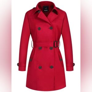 Wantdo Waterproof Trench Coat